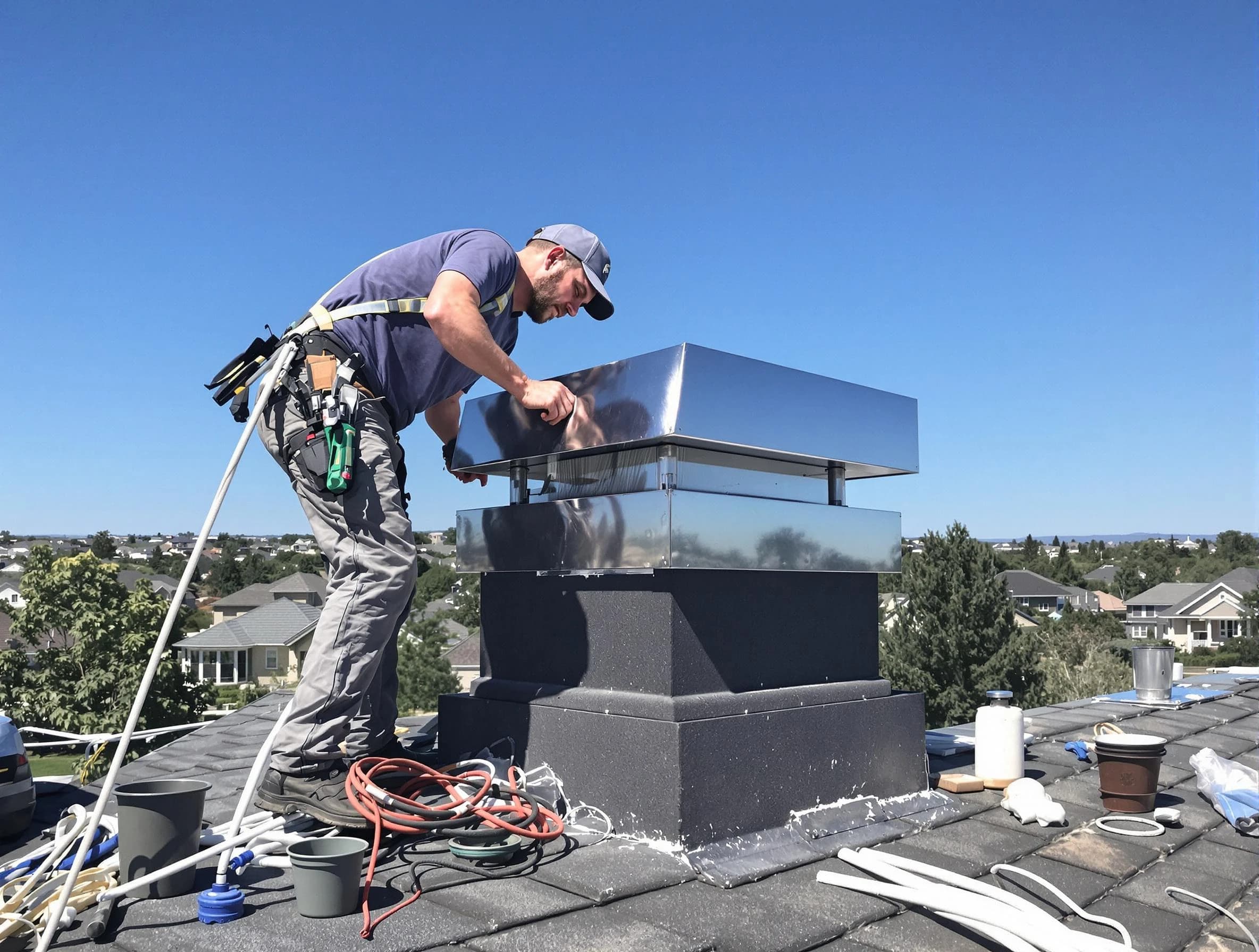 Chimney Cap Services in Howell